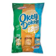 Crinkle Cut Okey Dokeys Variety Crisps 12x25g Snackrite